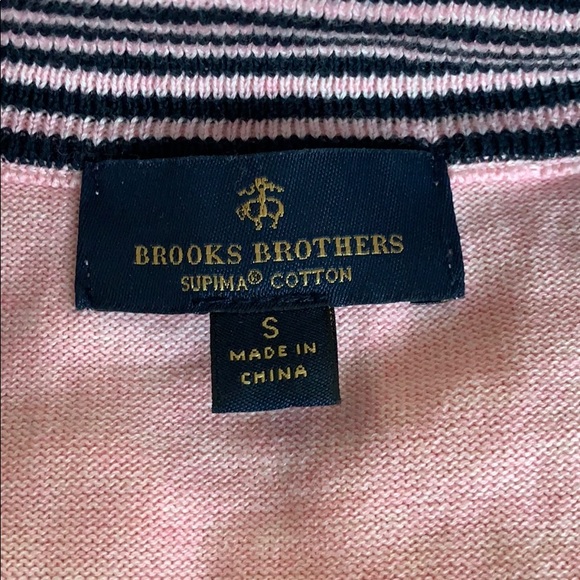 NWOT Brooks Brothers Supima® Half-Zip Sweater - Picture 4 of 7